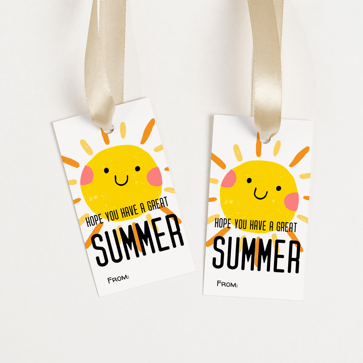 DIGITAL Hope You Have A Great Summer Gift Tag