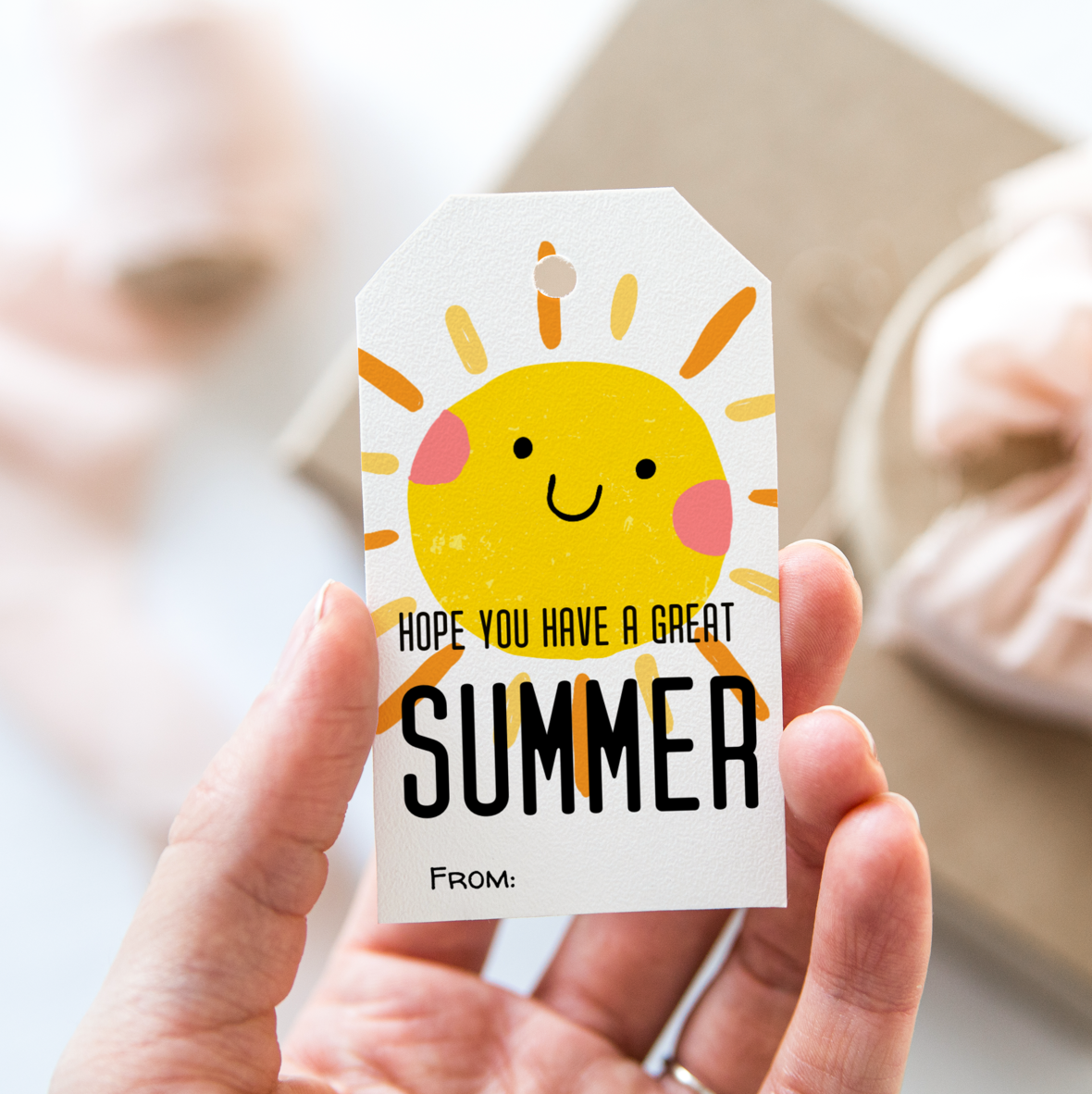 DIGITAL Hope You Have A Great Summer Gift Tag