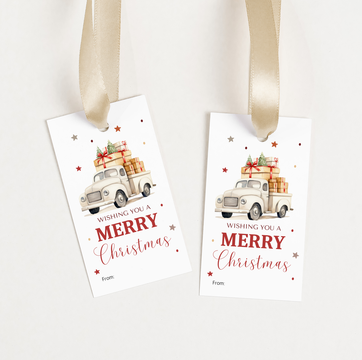 DIGITAL Merry Christmas Gift Tag (1025)