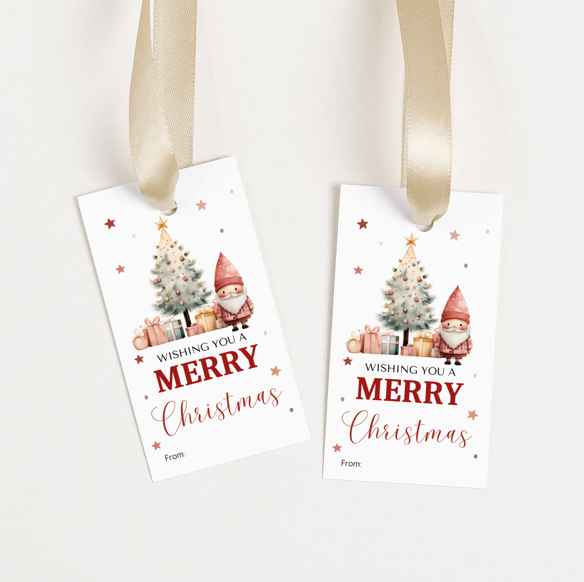 DIGITAL Merry Christmas Gift Tag (1032)