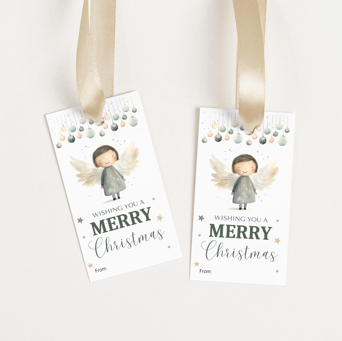 DIGITAL Merry Christmas Gift Tag (1057)