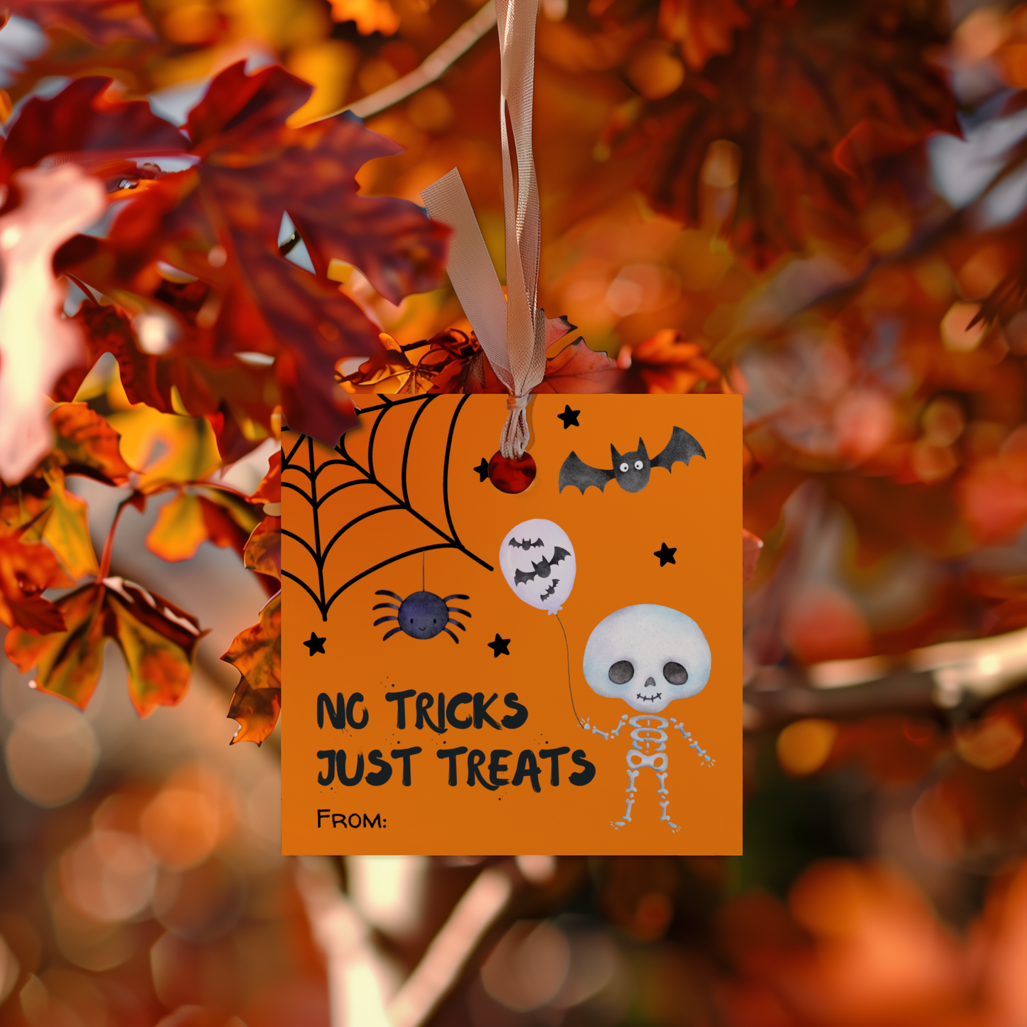 DIGITAL No Tricks Just Treats Gift Tag (2002)