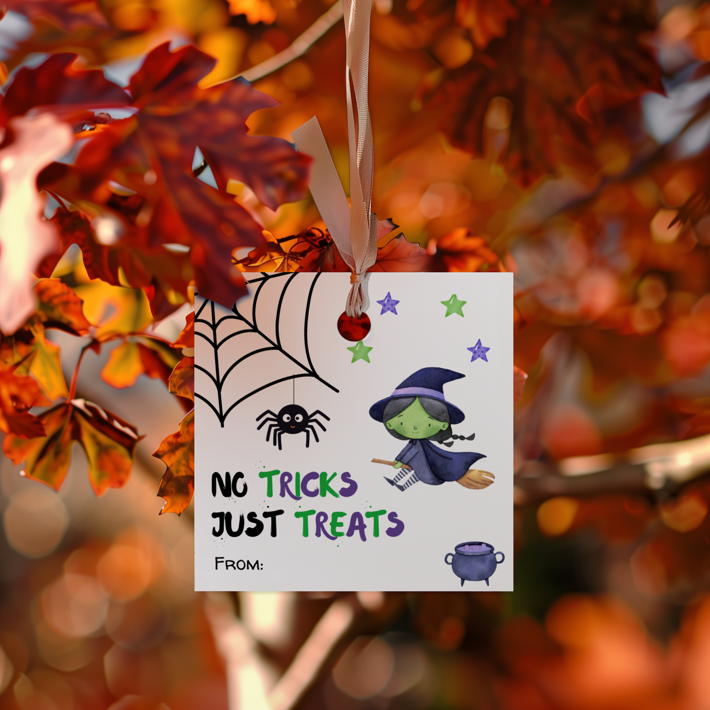 DIGITAL No Tricks Just Treats Gift Tag (2003)