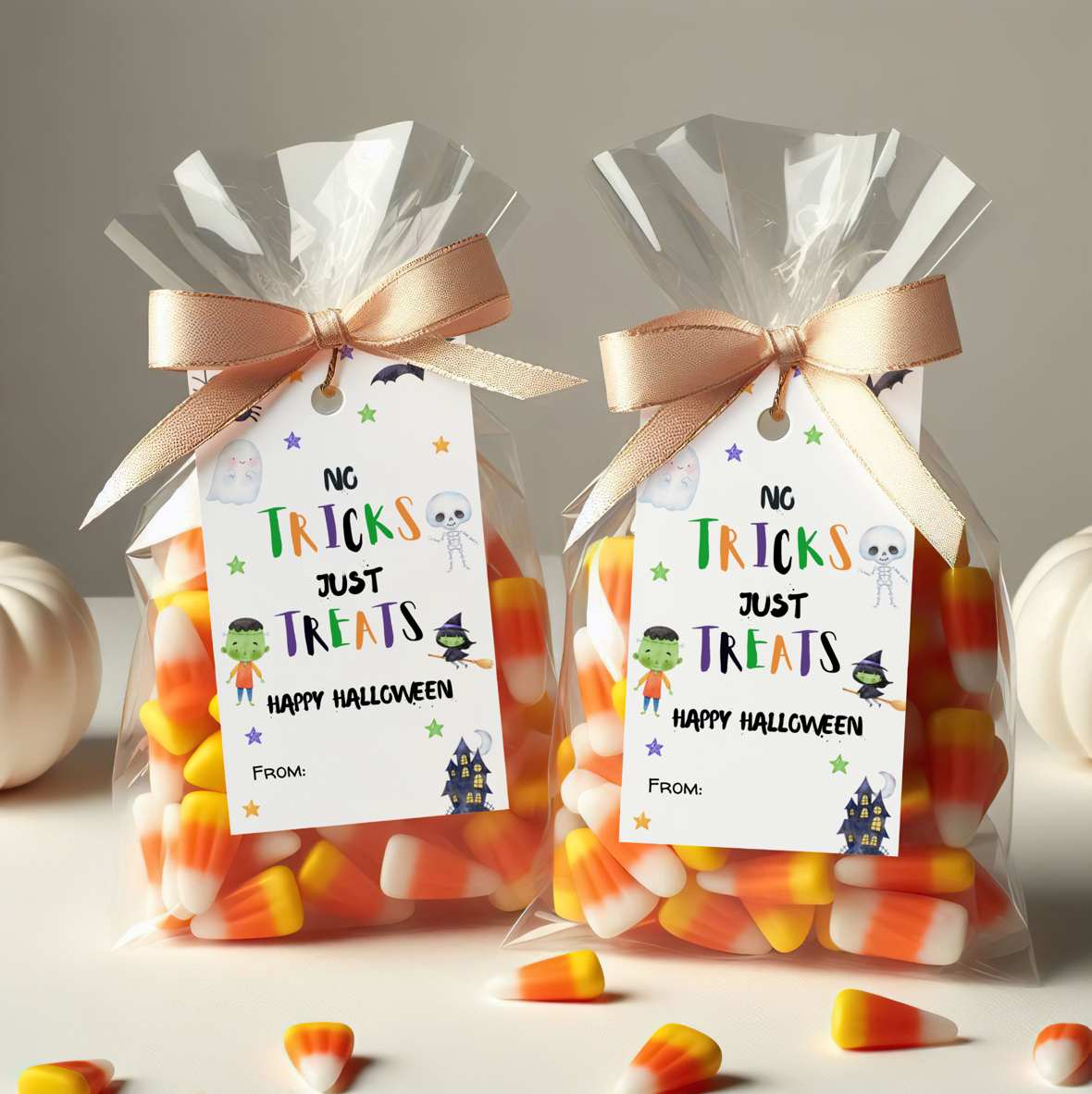 DIGITAL No Tricks Just Treats Gift Tag (2007)