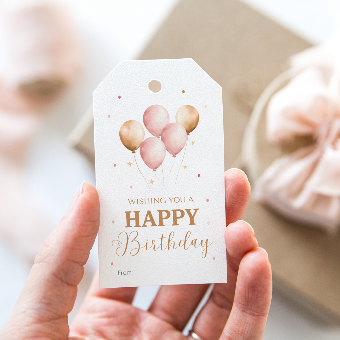 DIGITAL Happy Birthday Gift Tag (3002)