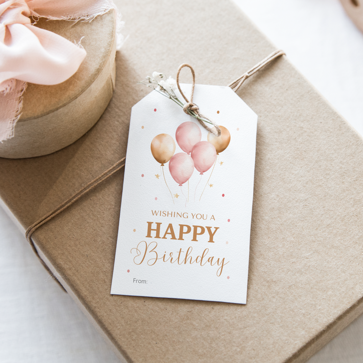 DIGITAL Happy Birthday Gift Tag (3002)