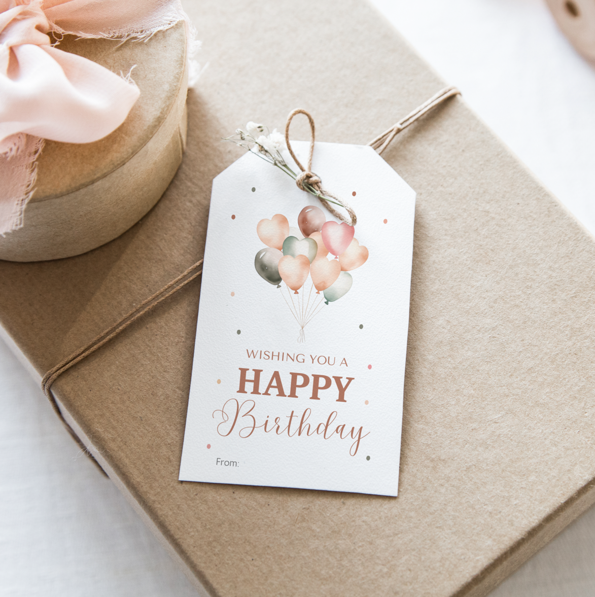 DIGITAL Happy Birthday Gift Tag (3004)
