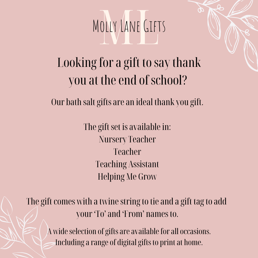 Thank You For Helping Me Grow Bath Gift Set