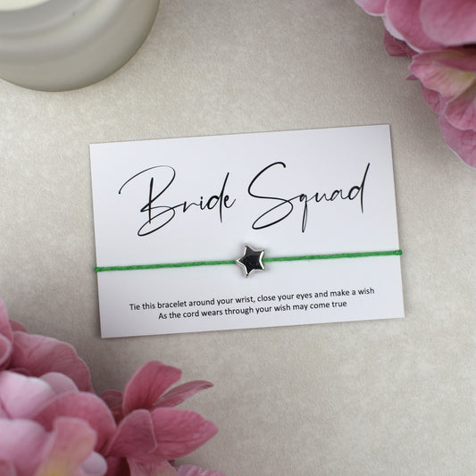 CLEARANCE - Bride Squad Wish Bracelet