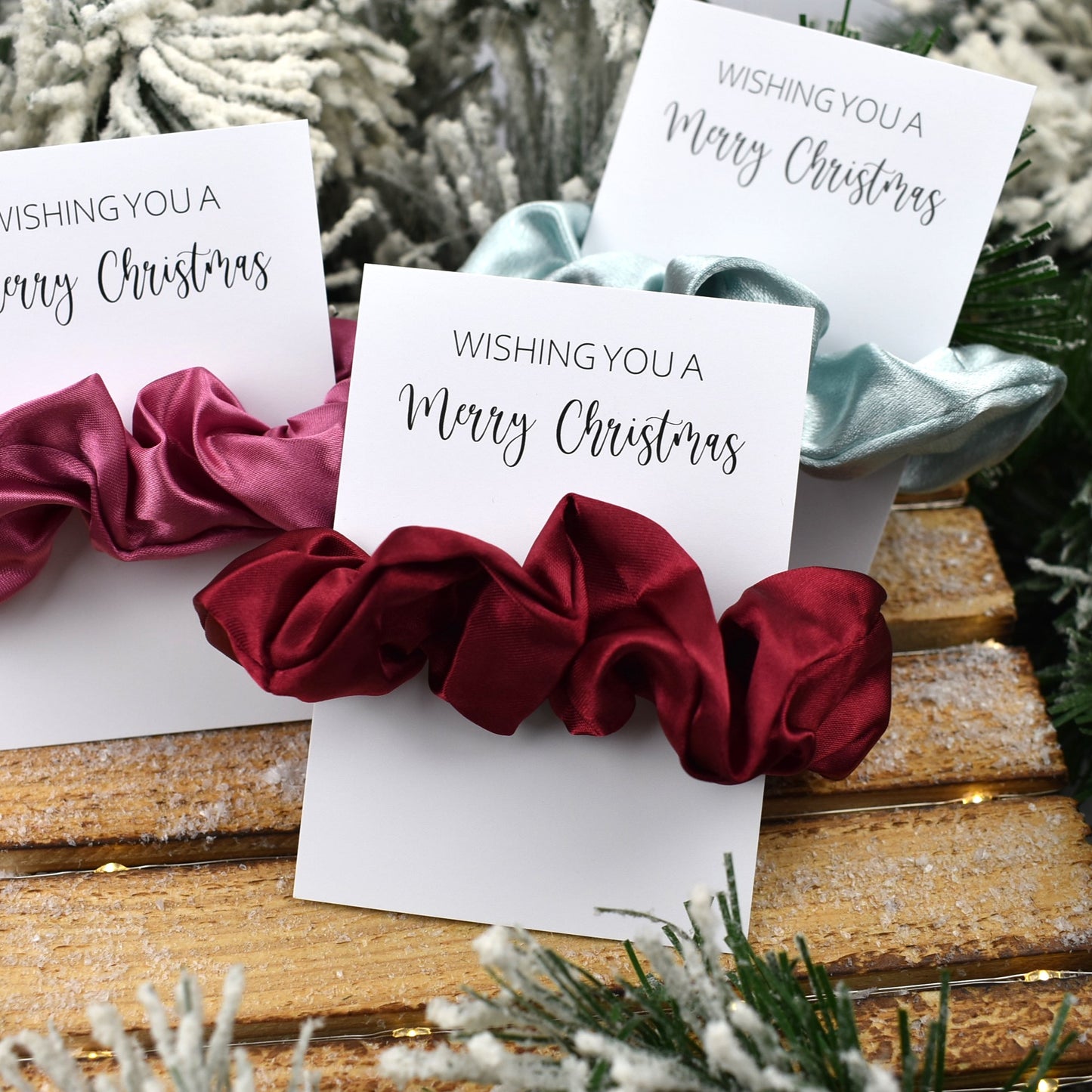 Christmas Scrunchies - Wishing You A Merry Christmas