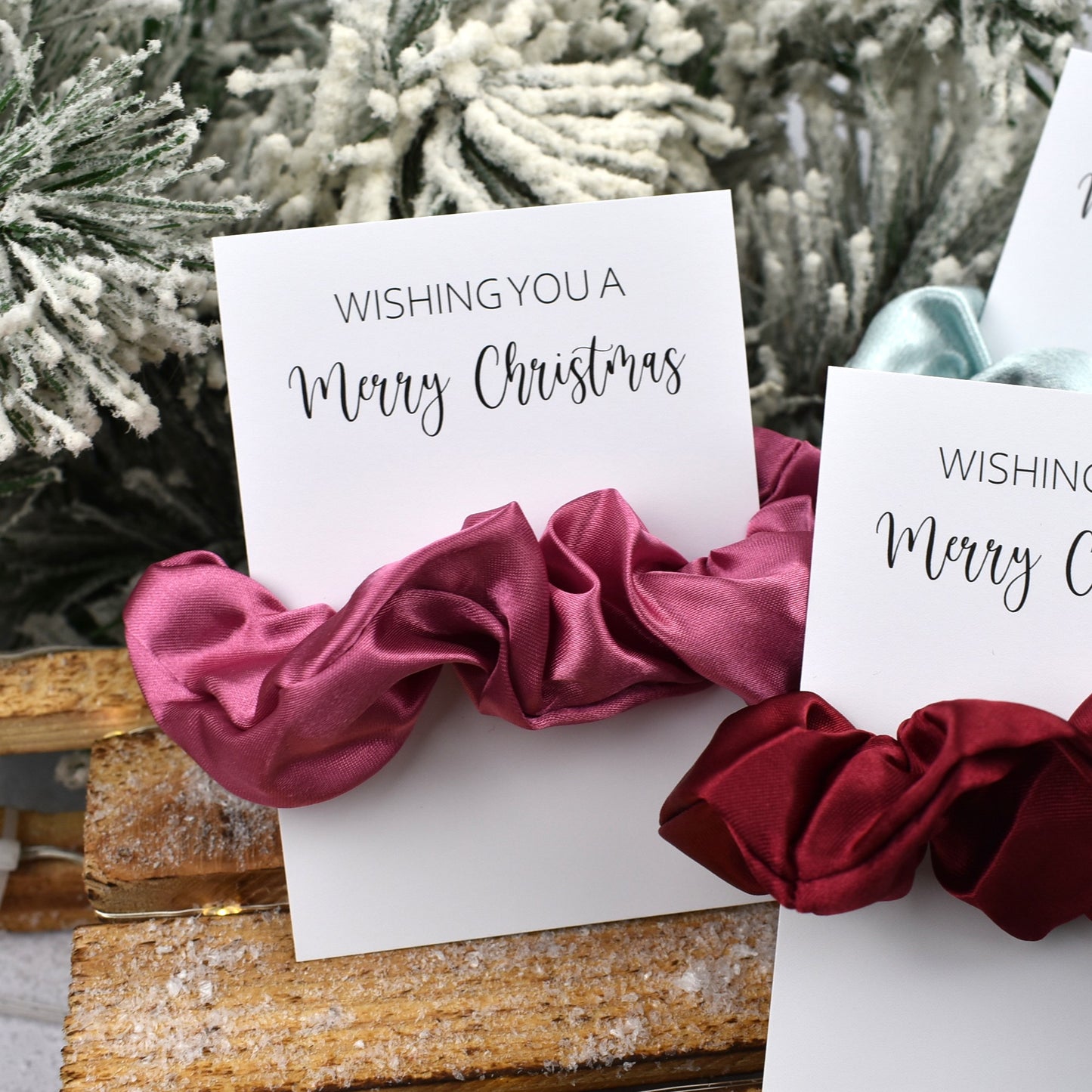 Christmas Scrunchies - Wishing You A Merry Christmas