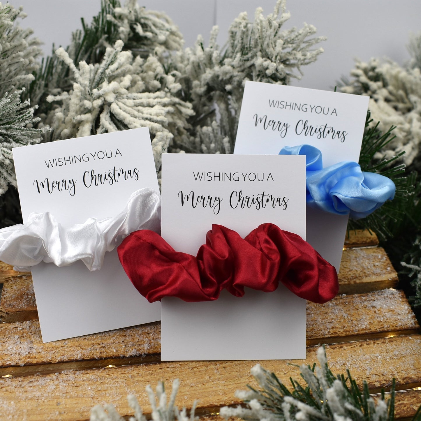 Christmas Scrunchies - Wishing You A Merry Christmas