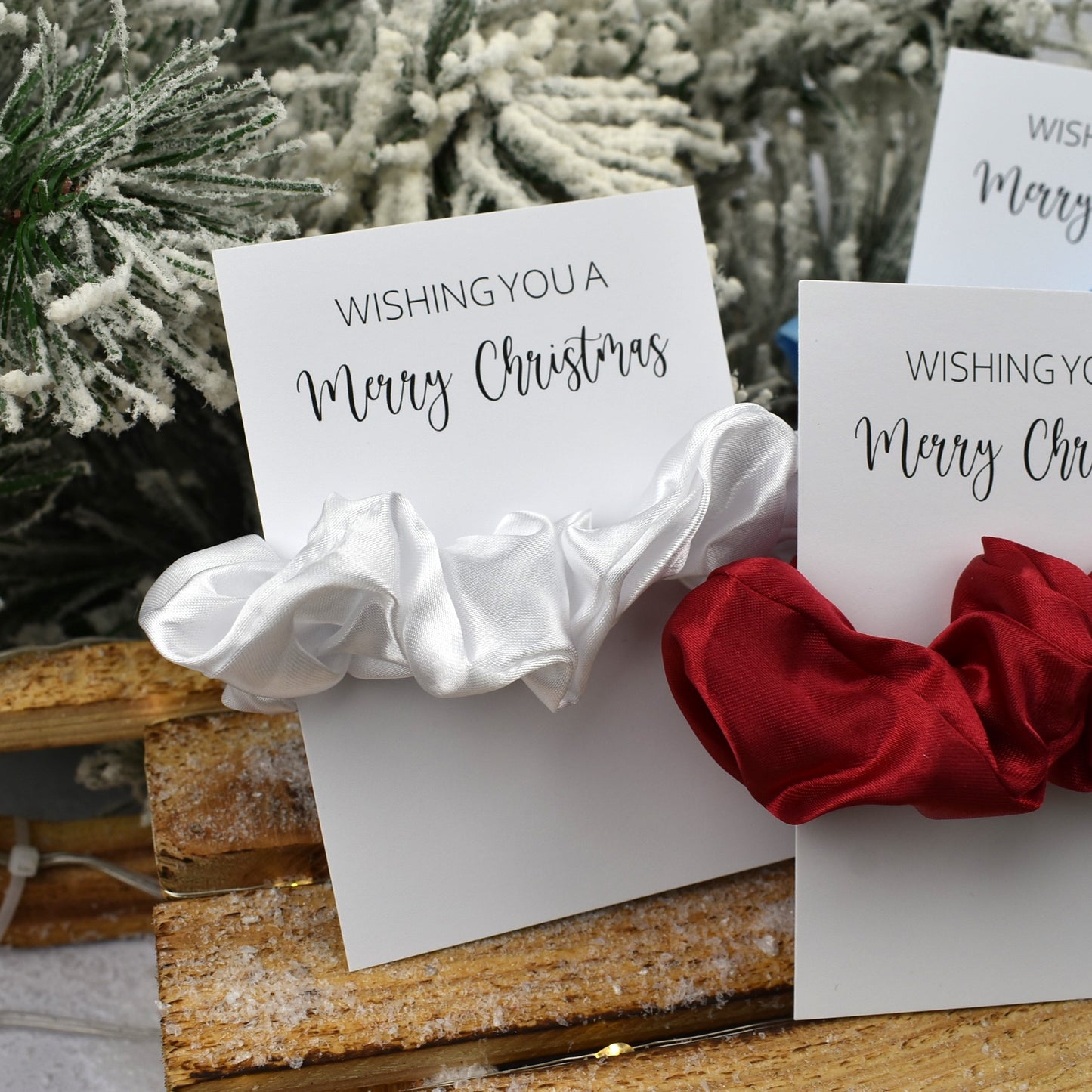 Christmas Scrunchies - Wishing You A Merry Christmas