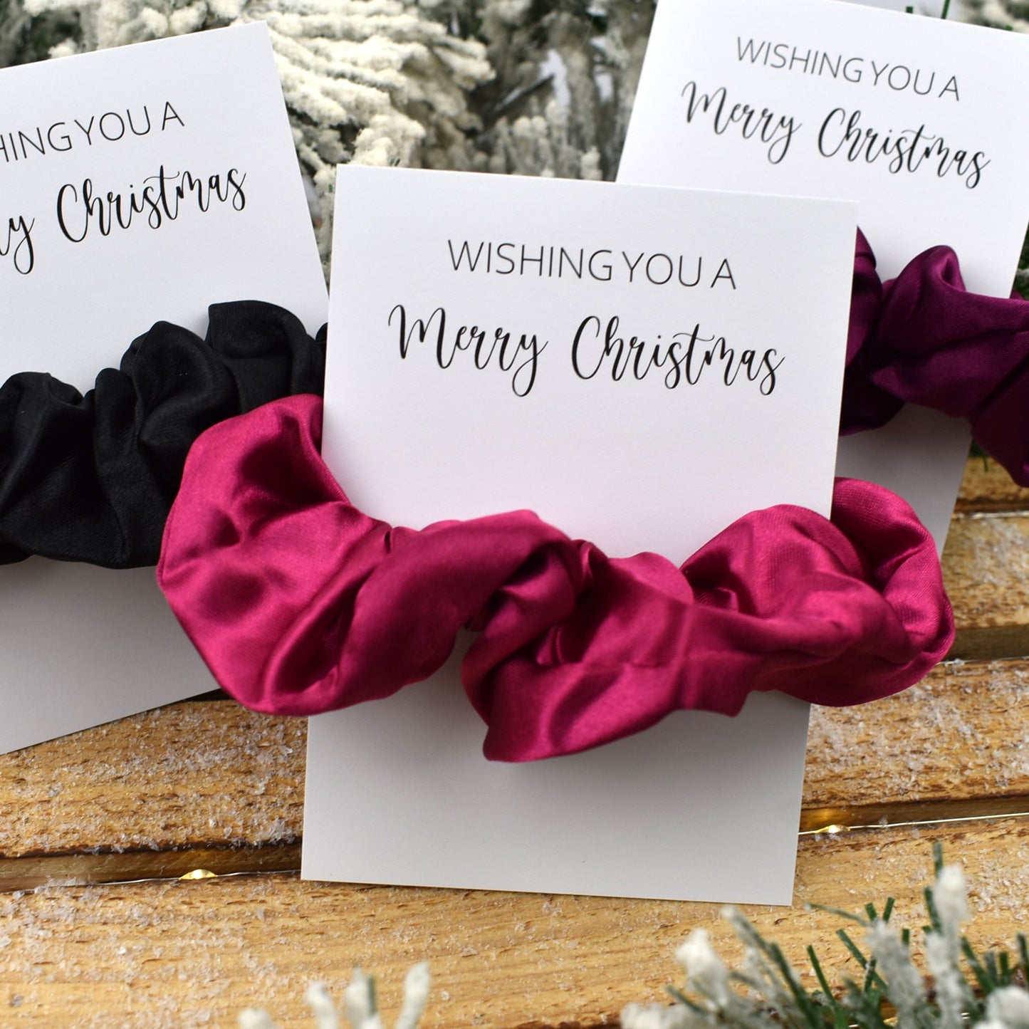 Christmas Scrunchies - Wishing You A Merry Christmas