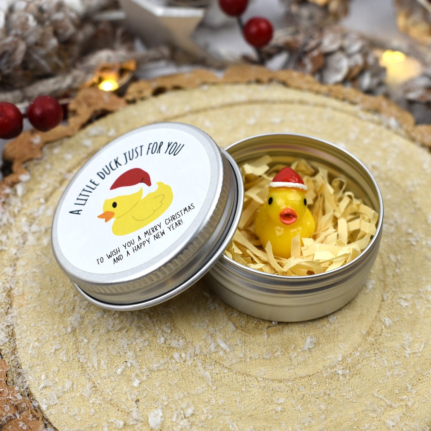Christmas Duck Tin (1066)