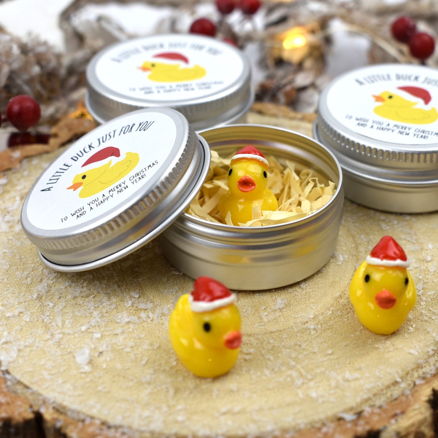 Christmas Duck Tin (1066)