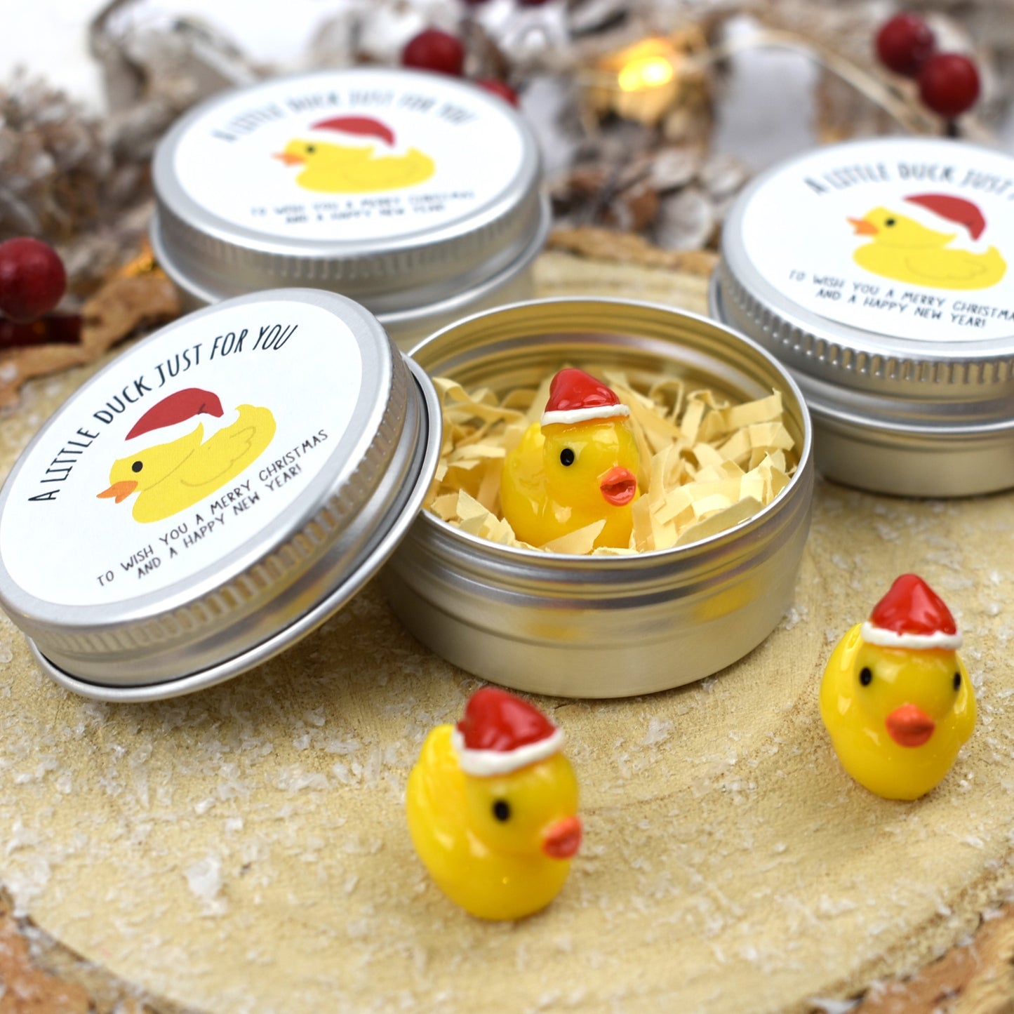 Christmas Duck Tin (1066)