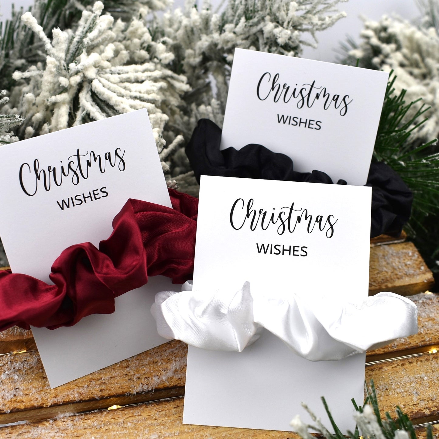 Christmas Scrunchies - Christmas Wishes