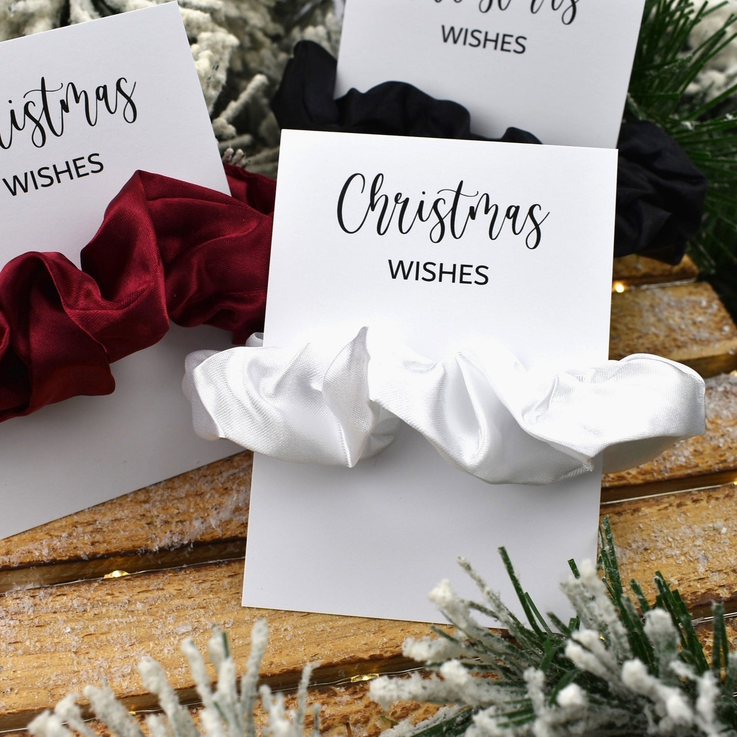 Christmas Scrunchies - Christmas Wishes
