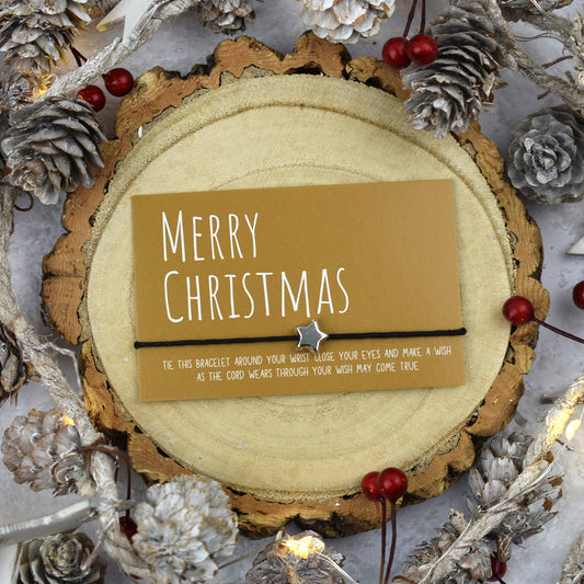 CLEARANCE - Merry Christmas Wish Bracelet (1063)