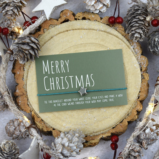 CLEARANCE - Merry Christmas Wish Bracelet