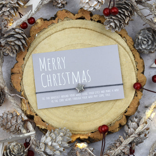 CLEARANCE - Merry Christmas Wish Bracelet