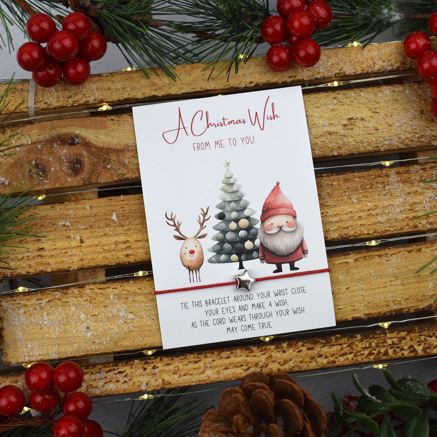 BUNDLE - Christmas Wish Bracelet and Pocket Hug (1020)