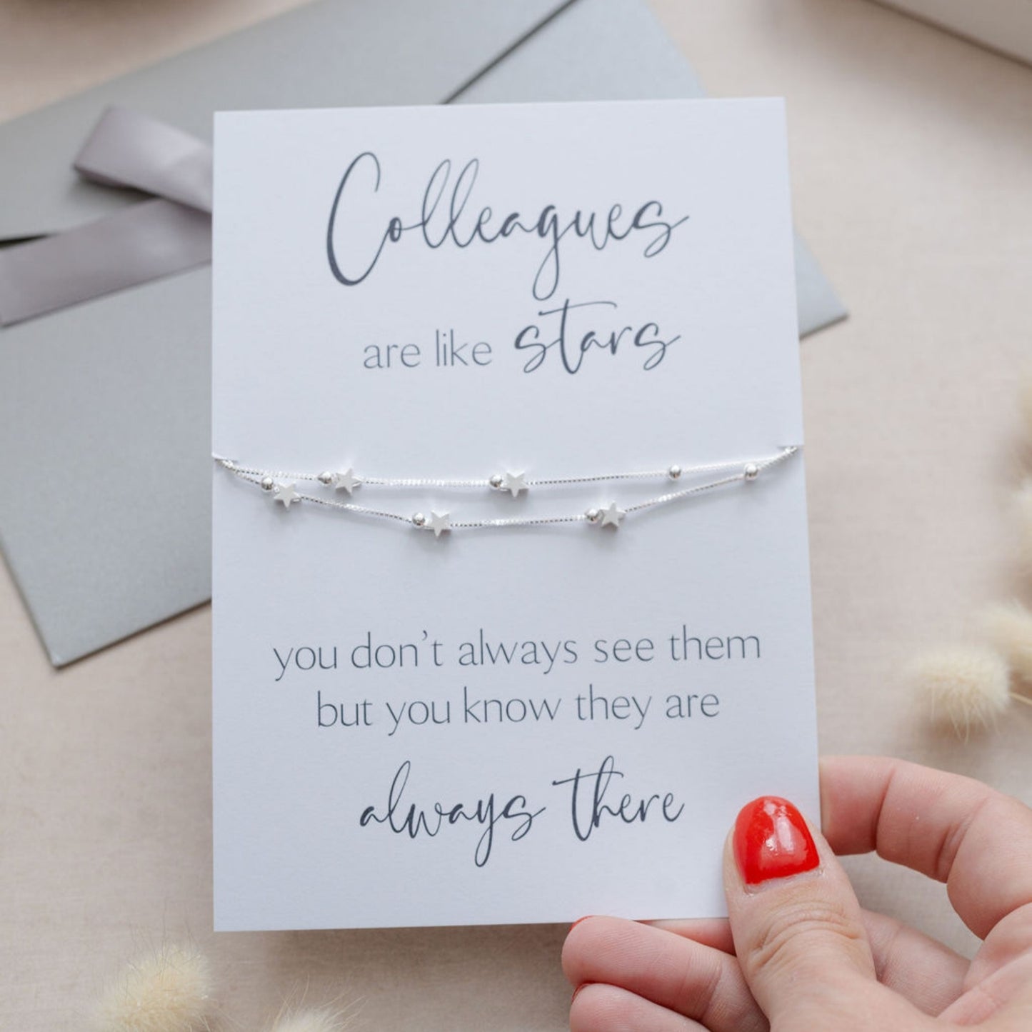 Colleagues Are Like Stars Bracelet - Star Charms