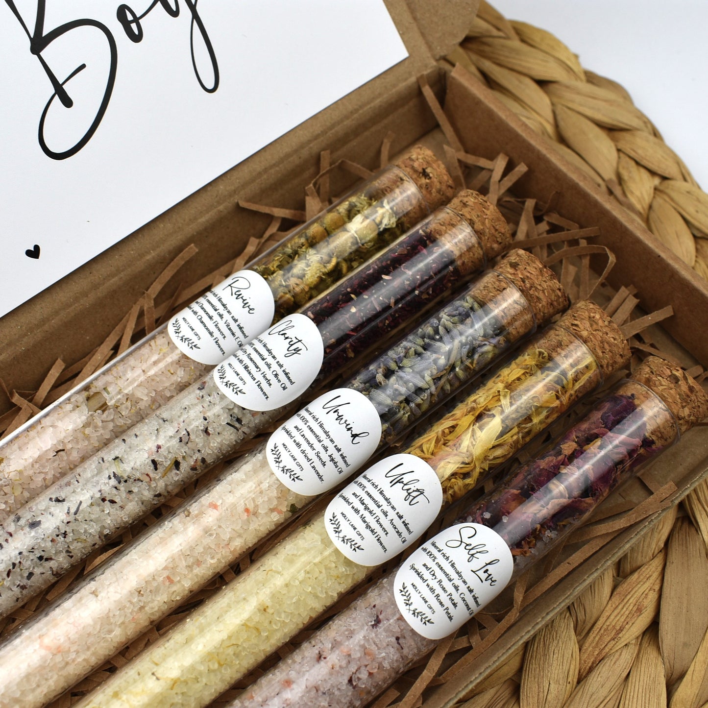 Congratulations Baby Boy Bath Salt Gift Set