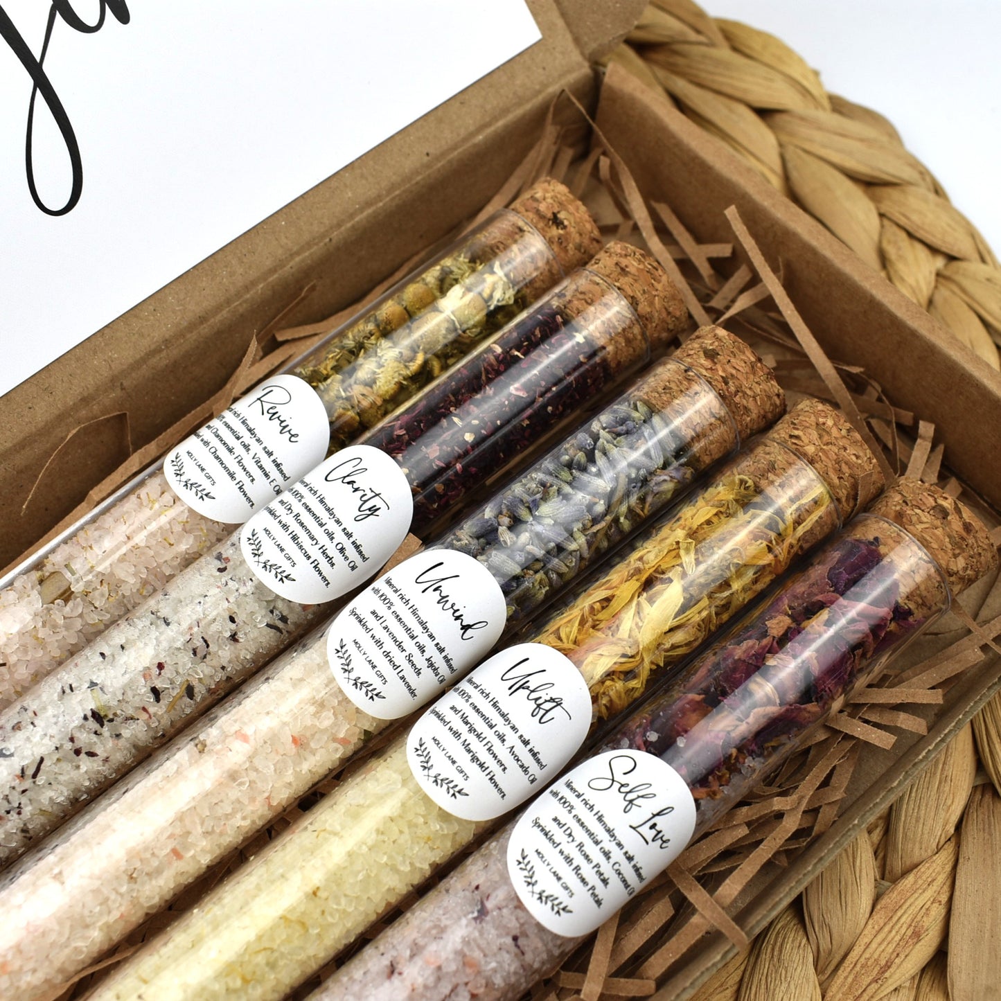 Congratulations Baby Girl Bath Salt Gift Set