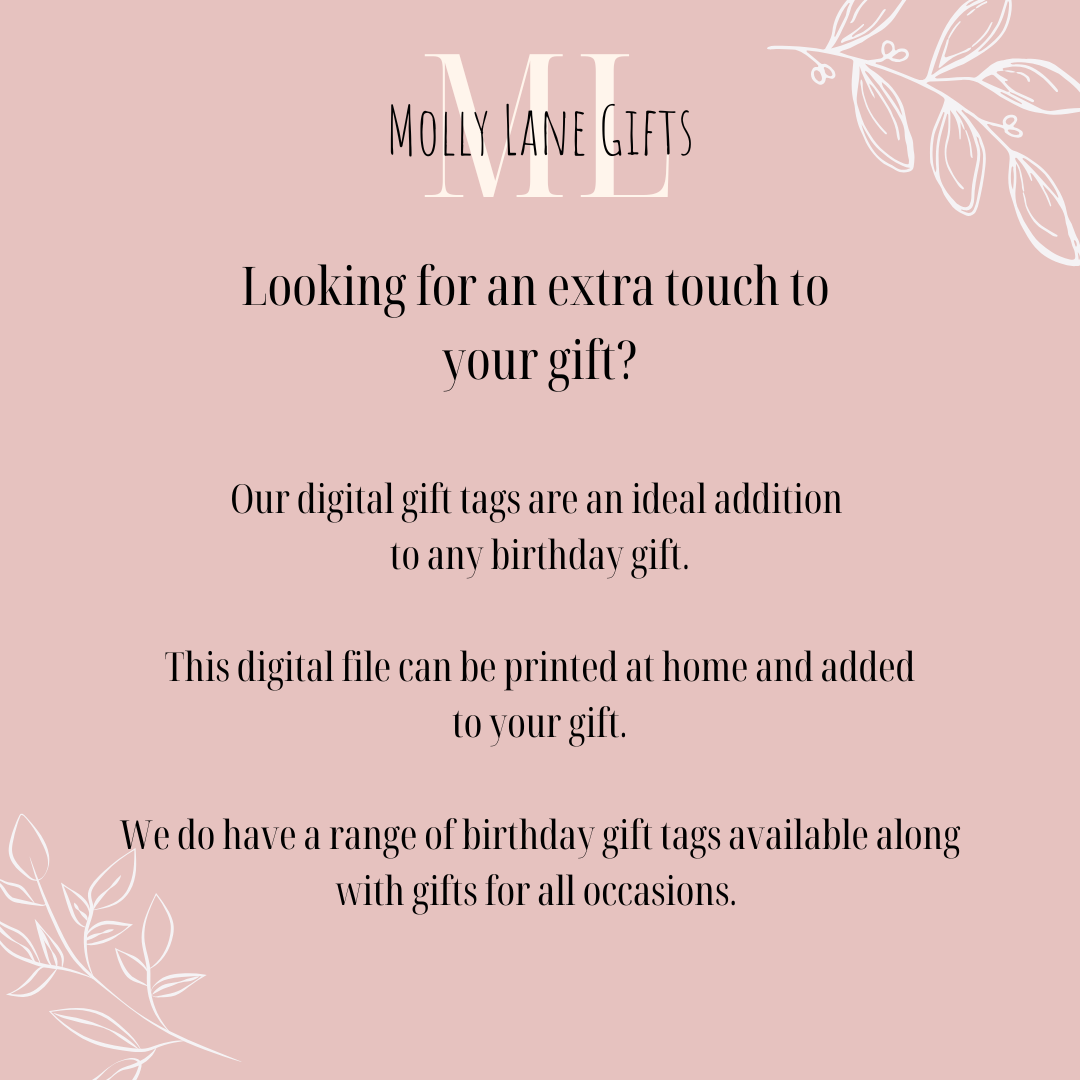 DIGITAL Balloon Happy Birthday Gift Tag Bundle
