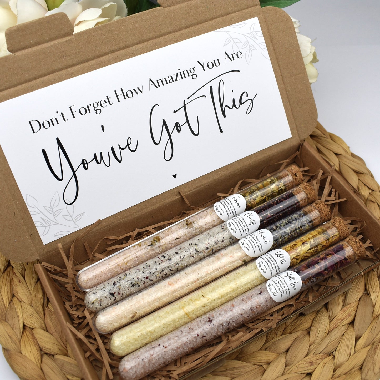 Don't Forget How Amazing You Are You've Got This Bath Salt Gift Set