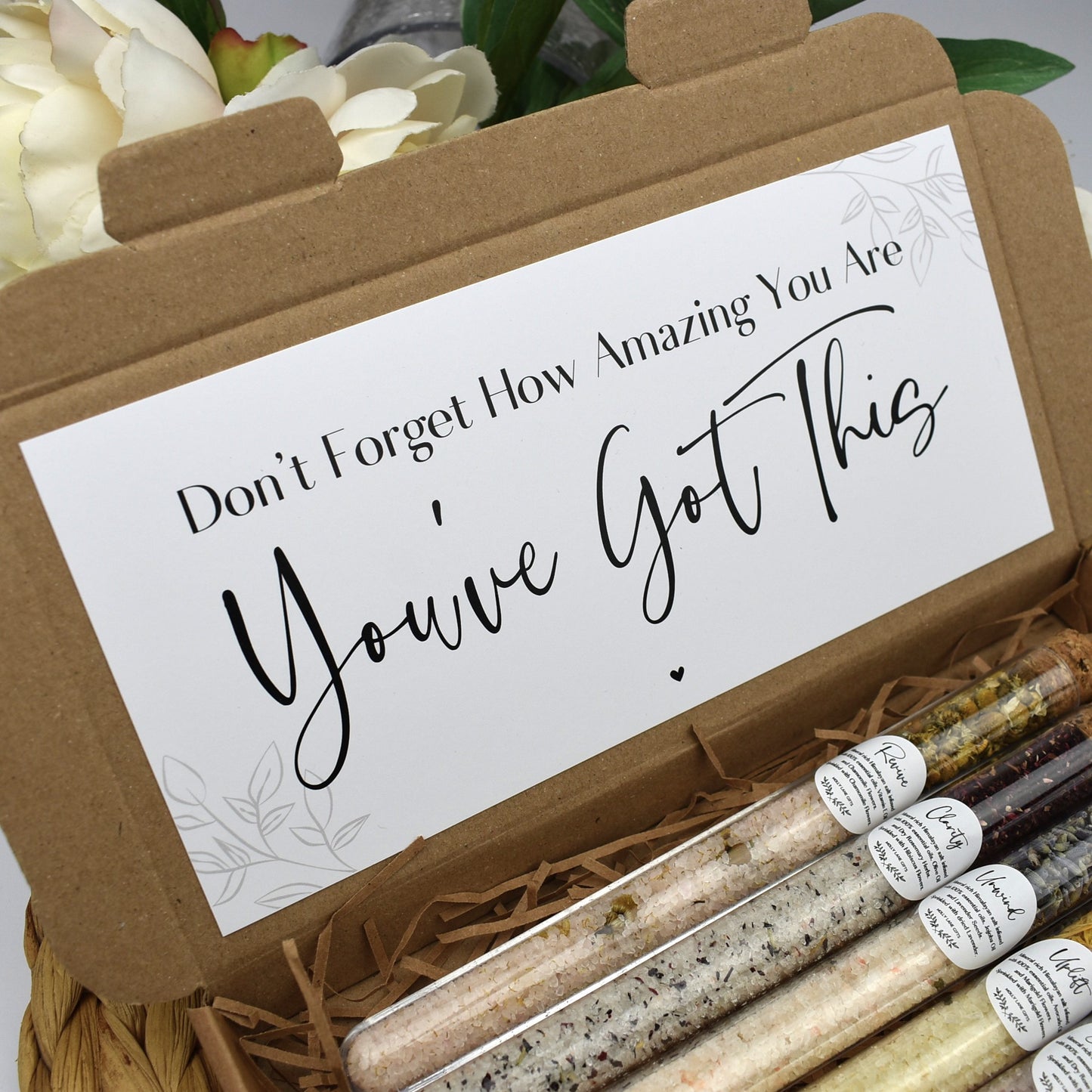 Don't Forget How Amazing You Are You've Got This Bath Salt Gift Set