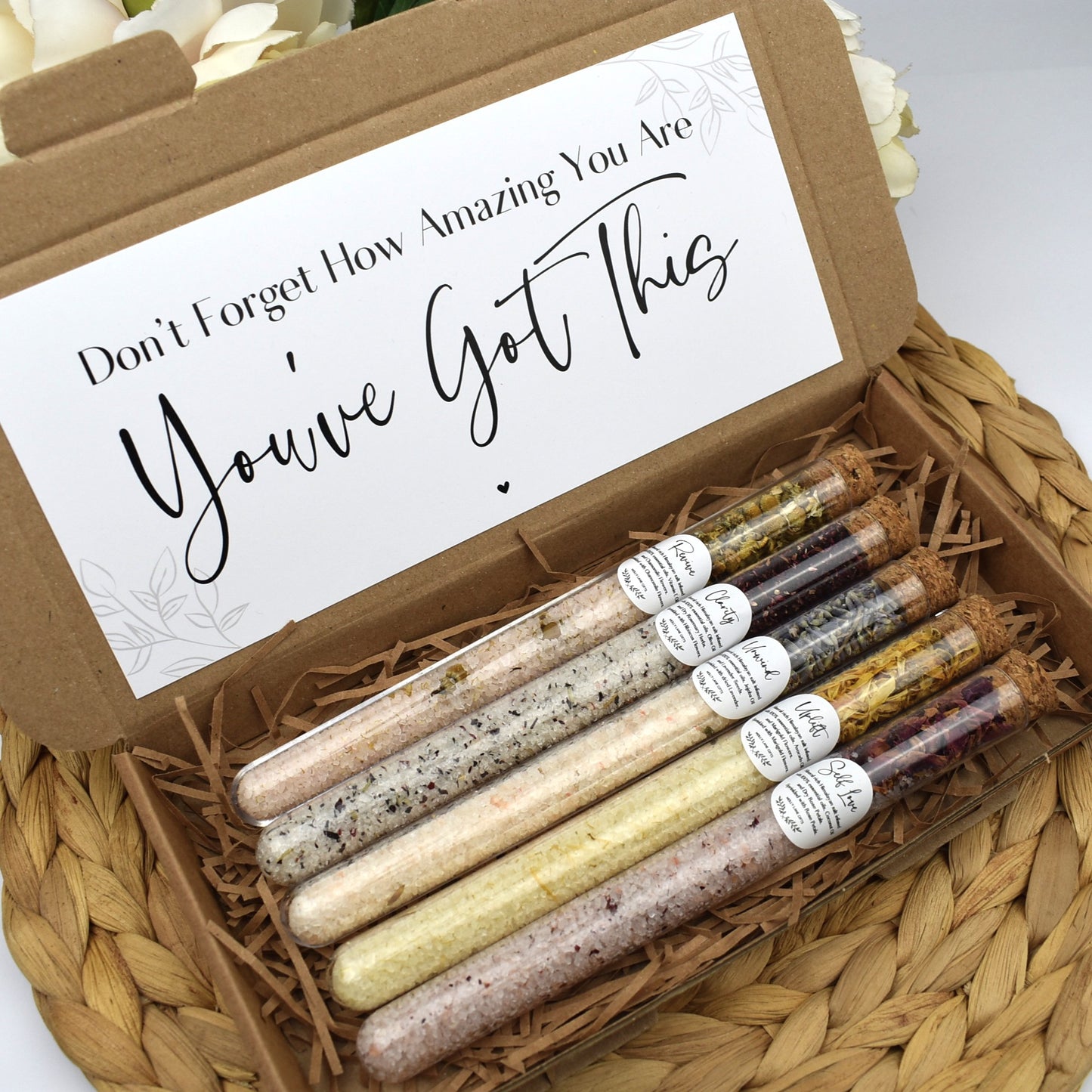 Don't Forget How Amazing You Are You've Got This Bath Salt Gift Set