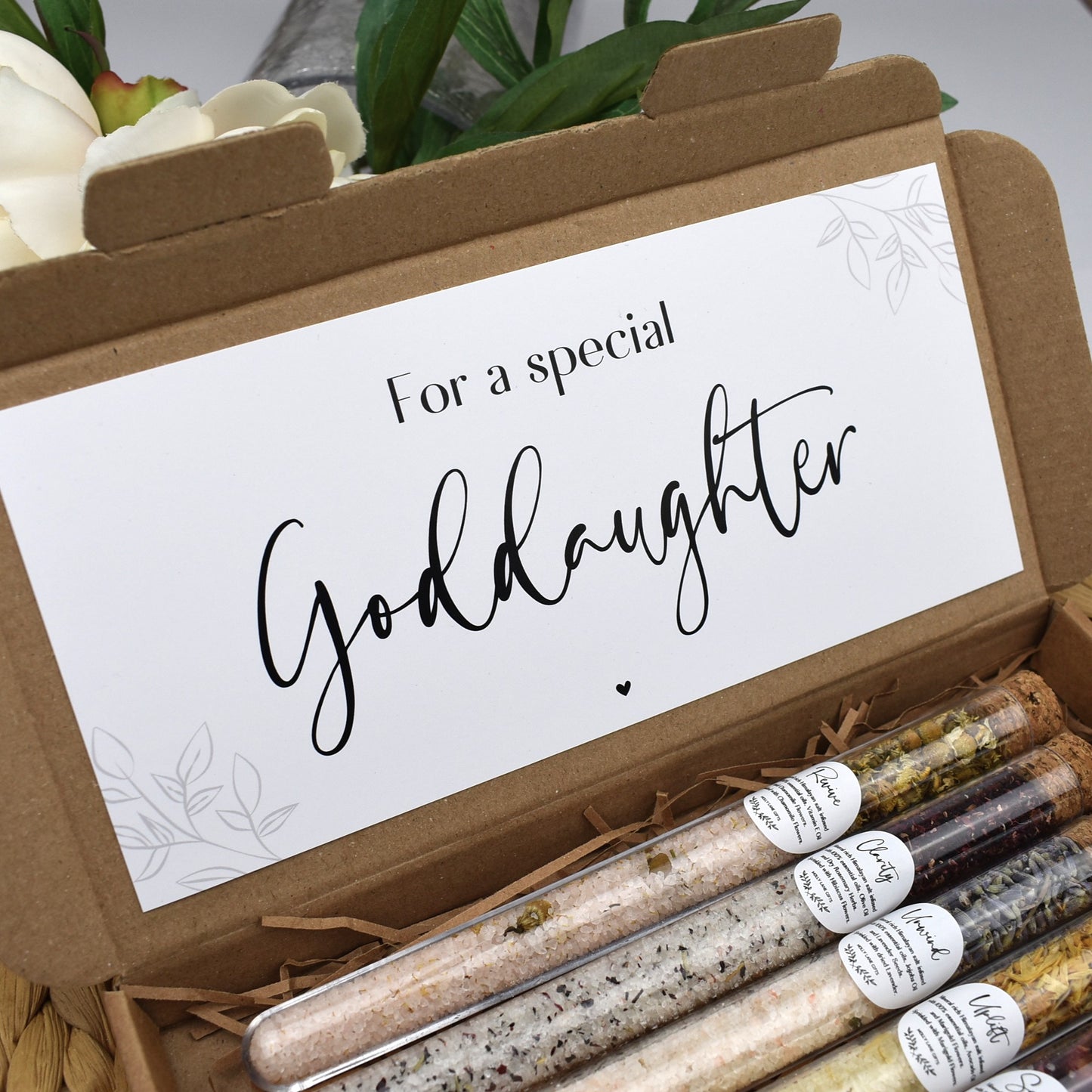 For A Special Goddaughter Bath Salt Gift Set