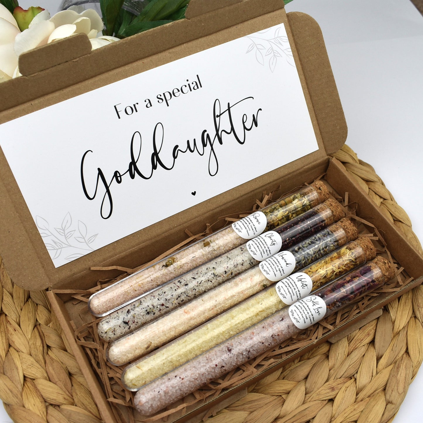For A Special Goddaughter Bath Salt Gift Set