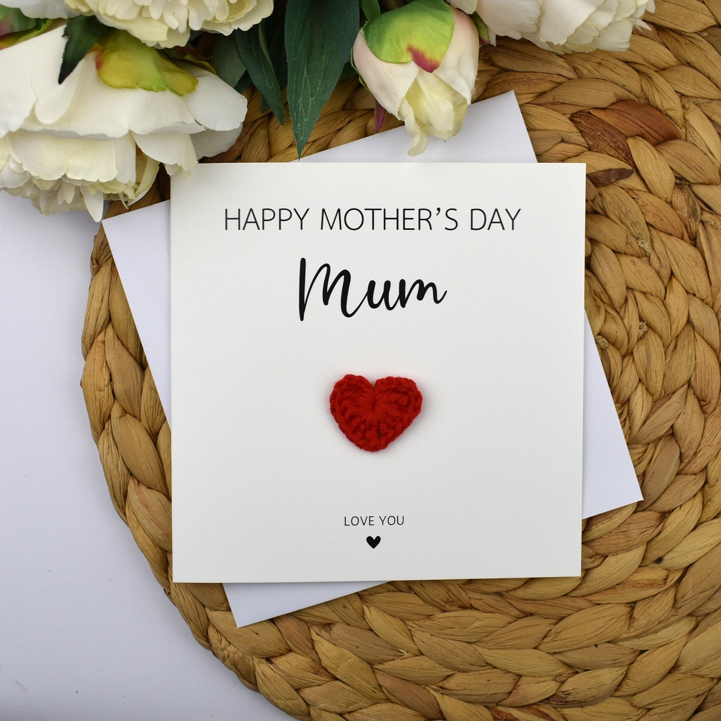 Happy Mother's Day Mum Crochet Greeting Card