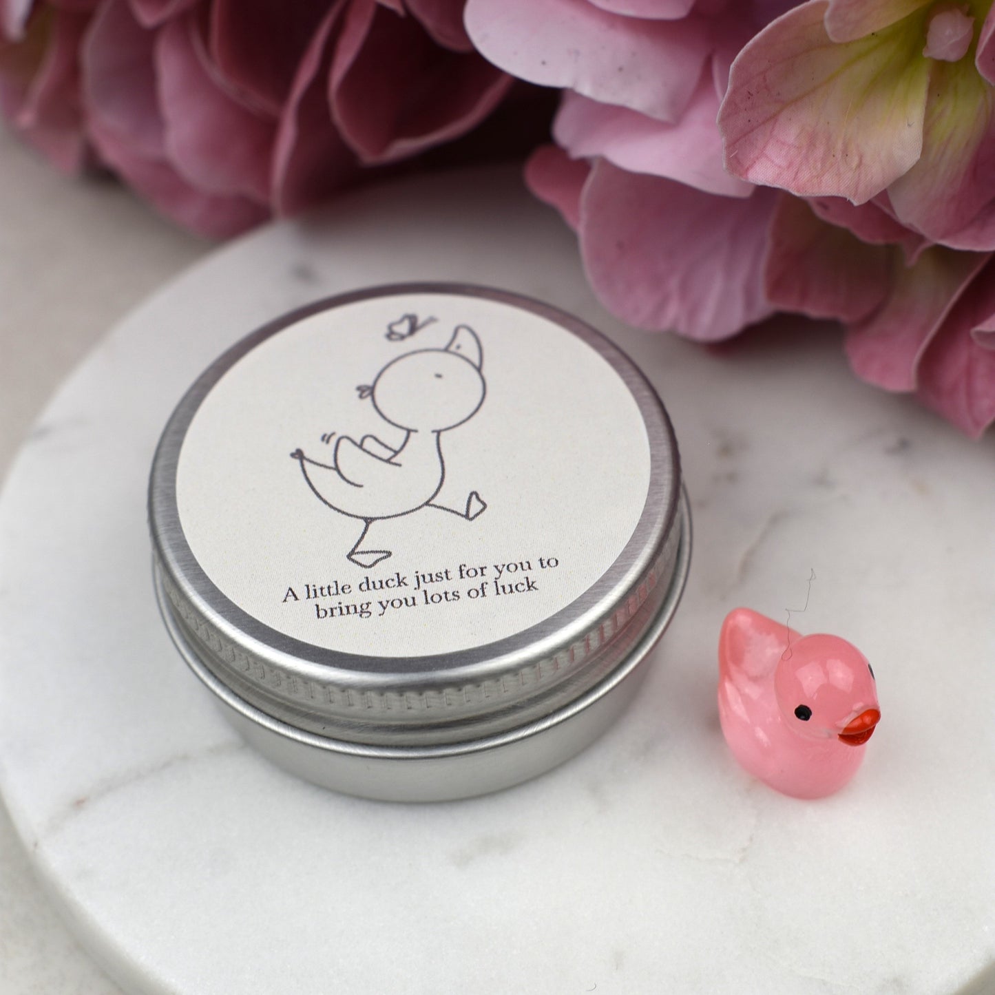 Good Luck Duck Tin - Butterfly - Luminous Duck