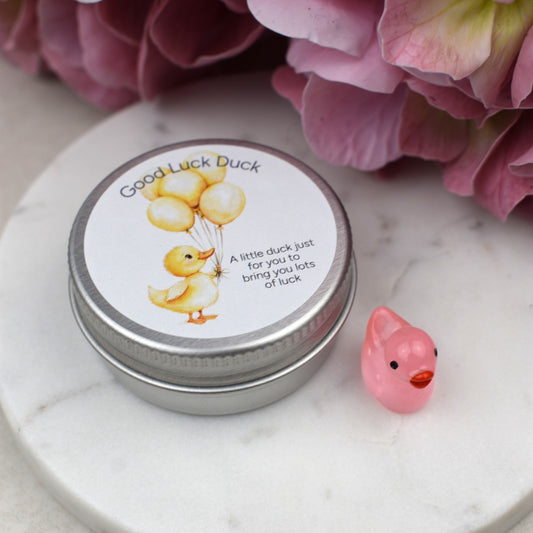 Good Luck Duck Tin - Balloons - Luminous Duck