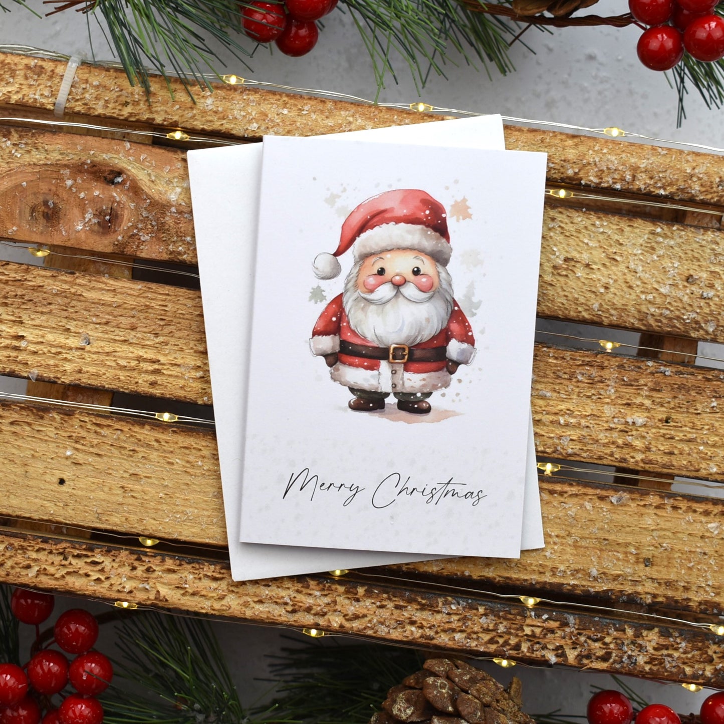 Merry Christmas Santa Greeting Cards