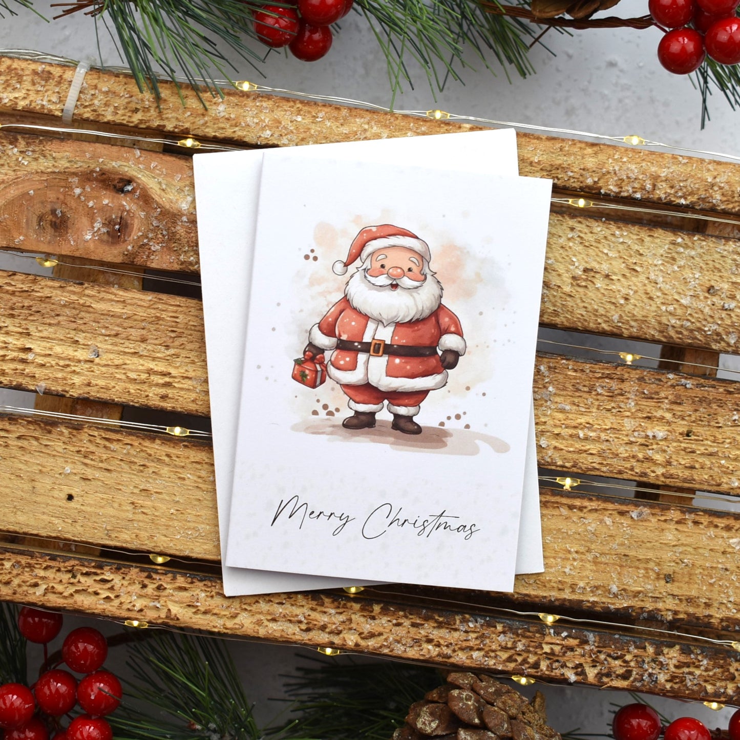 Merry Christmas Santa Greeting Cards