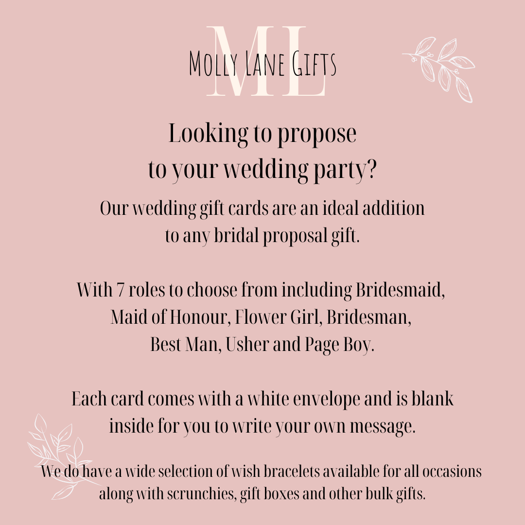Will You Be My Maid of Honour Greeting Card