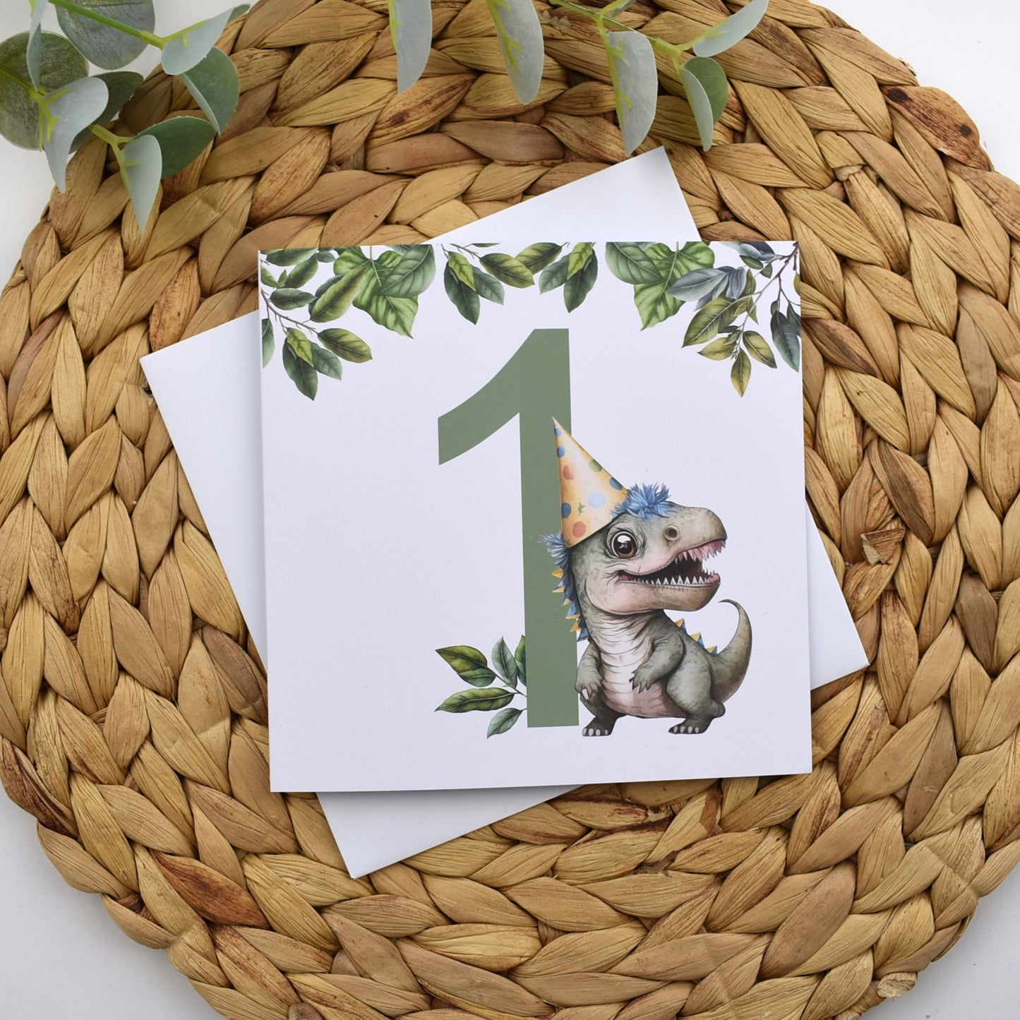 Dinosaur Age 1 Greeting Card