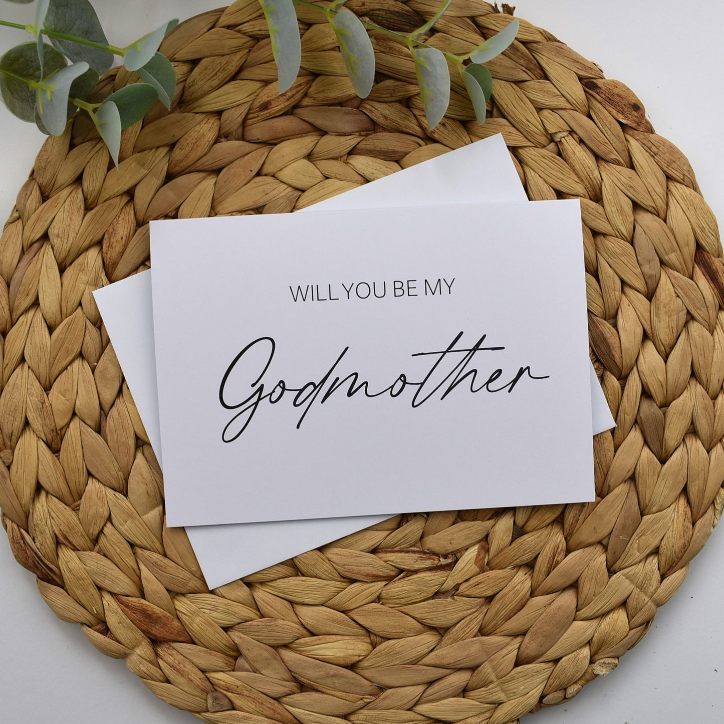 Will You Be My Godmother Greeting Card