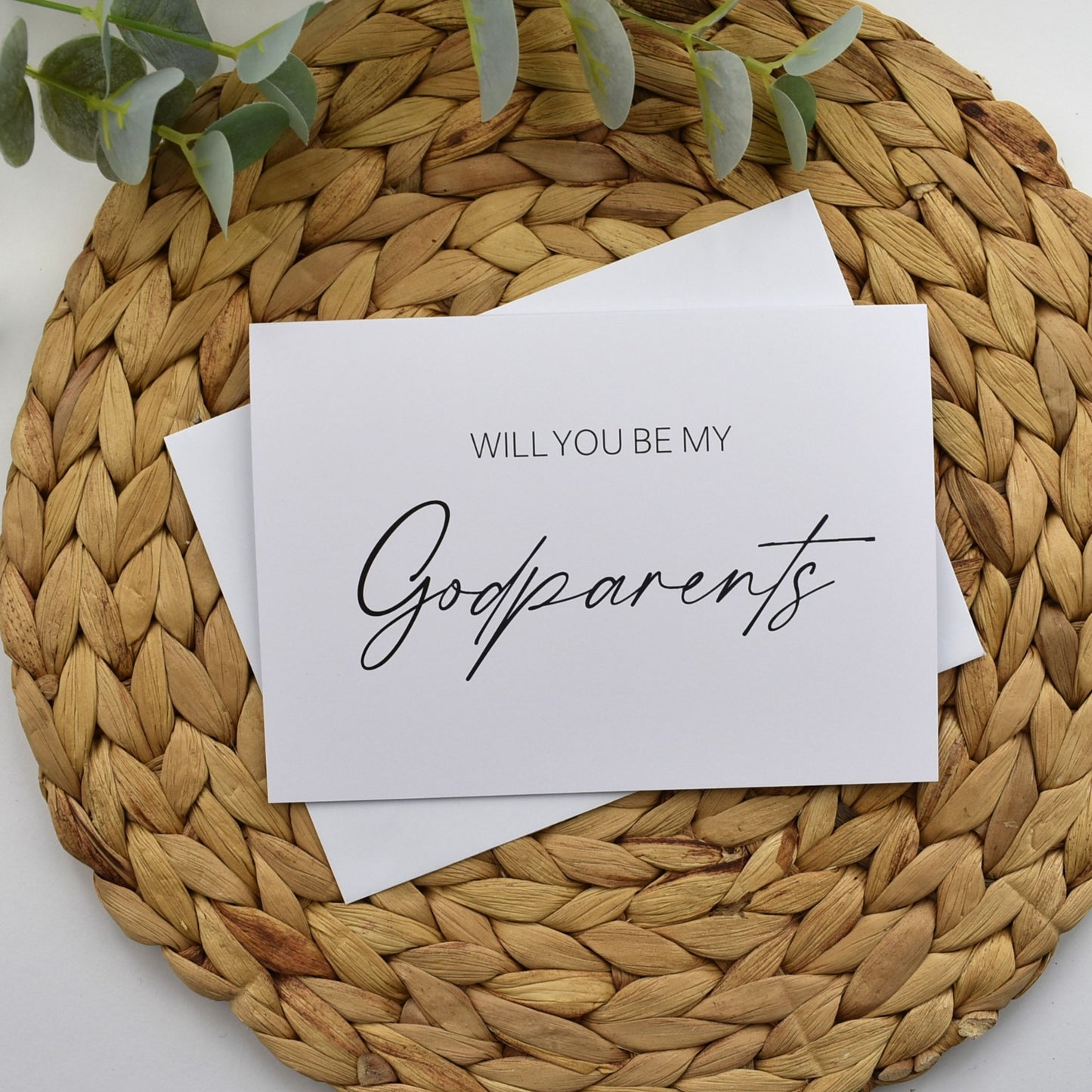 CLEARANCE - Will You Be My Godparents Greeting Card