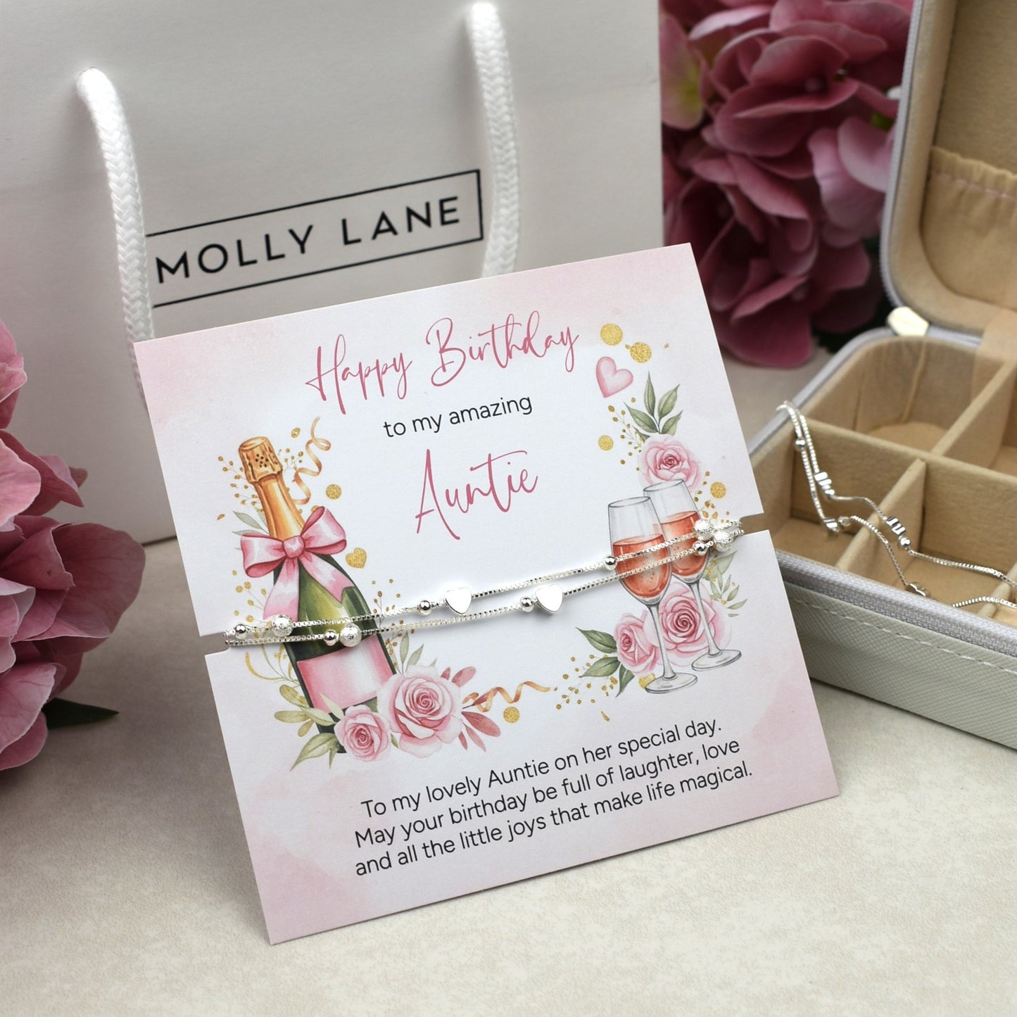 Auntie Bracelet Gift | Auntie Birthday Bracelet