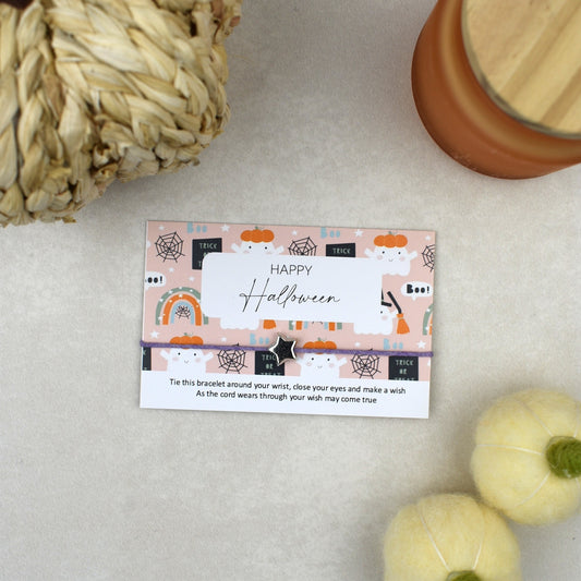 CLEARANCE - Happy Halloween Wish Bracelet (2)