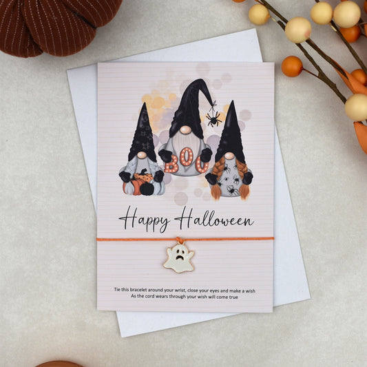 CLEARANCE - Happy Halloween Wish Bracelet | Halloween Charm