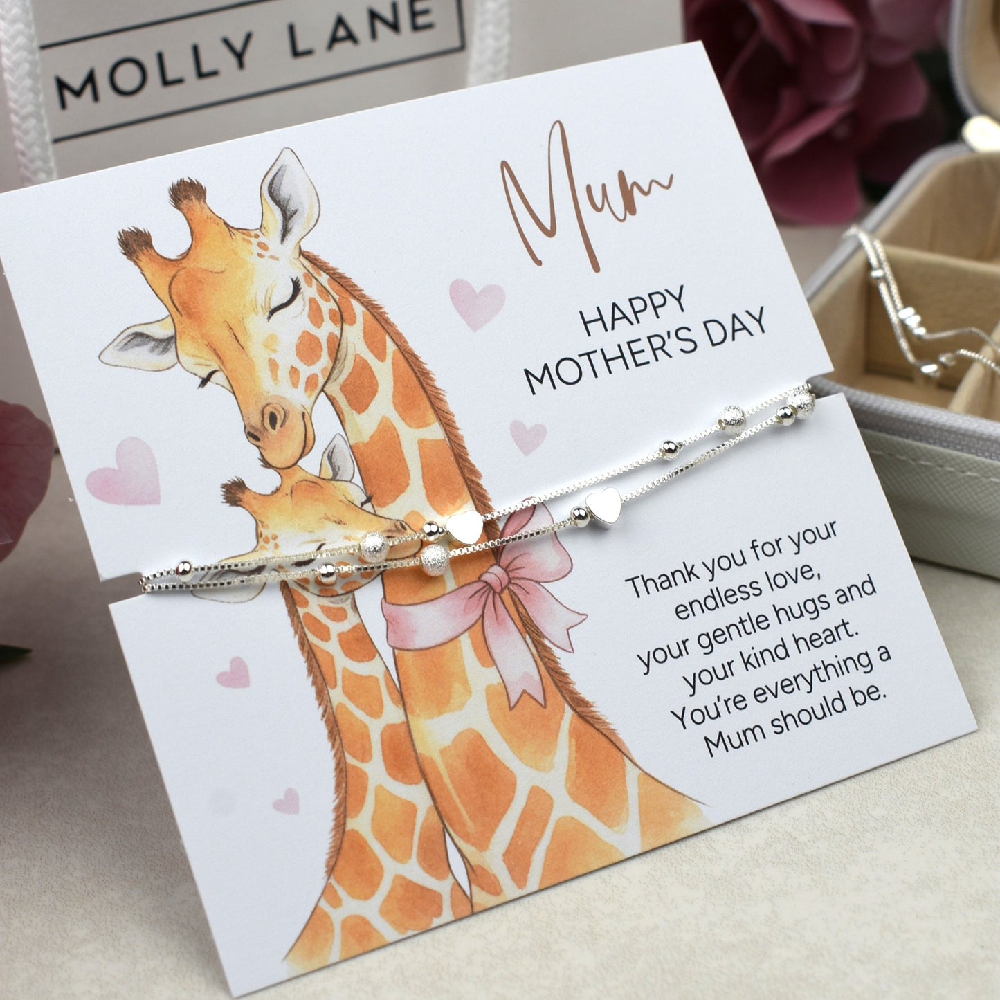 Mother’s Day Gift Heart Bracelet | Happy Mother’s Day Bracelet