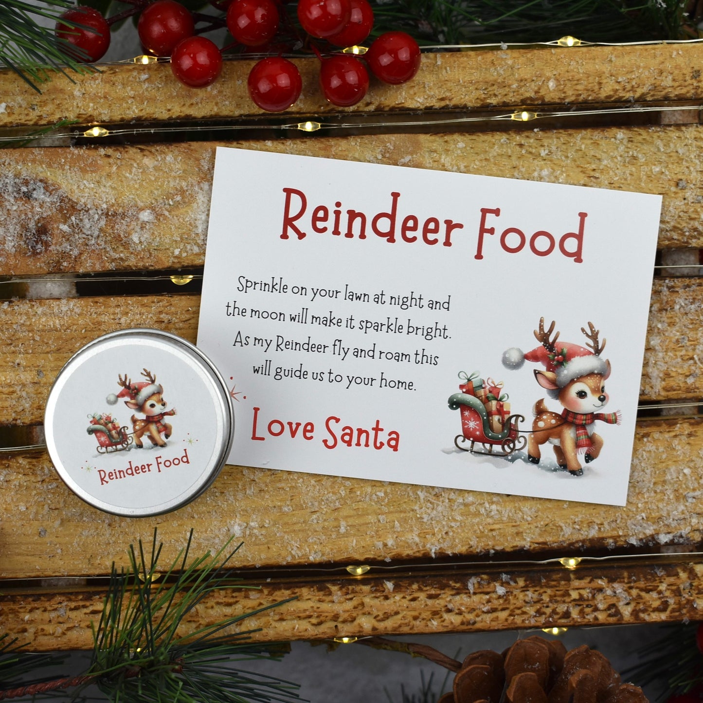 Reindeer Food and Wish Bracelet Set (1046-2)